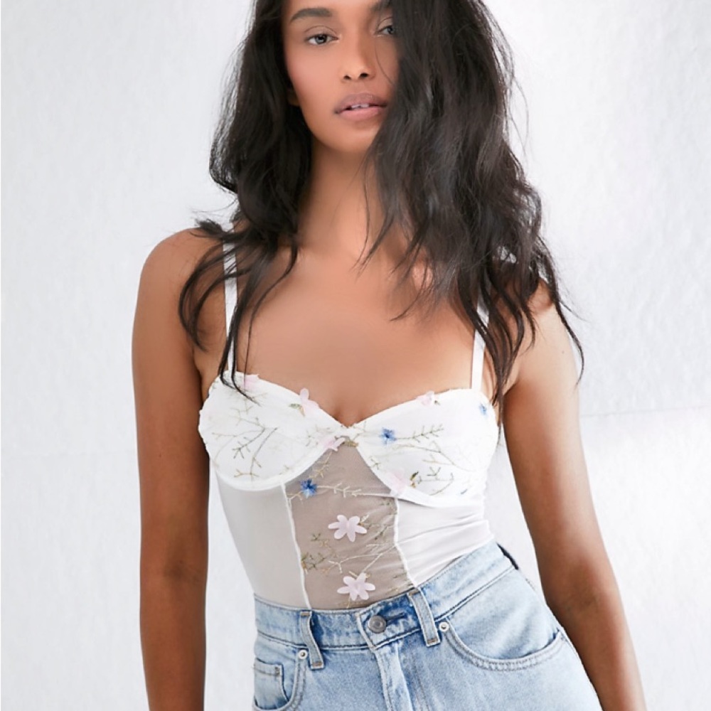 Free People Lora Bodysuit